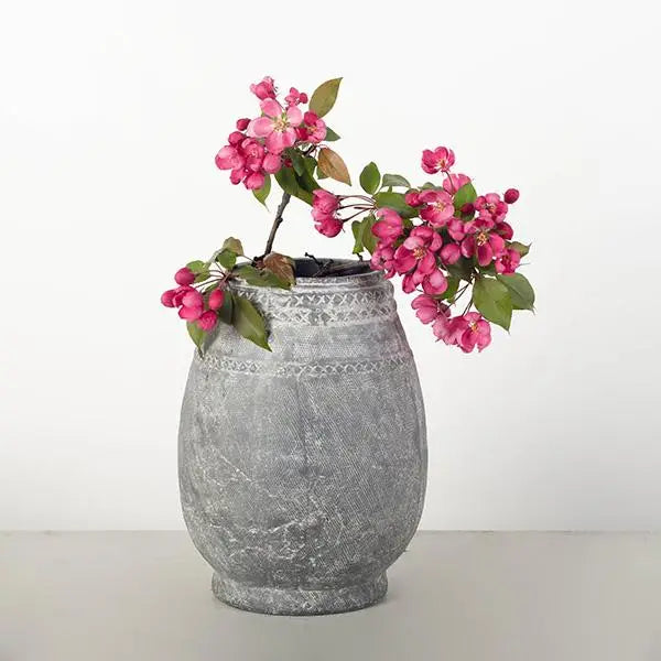Textured Cement Vase