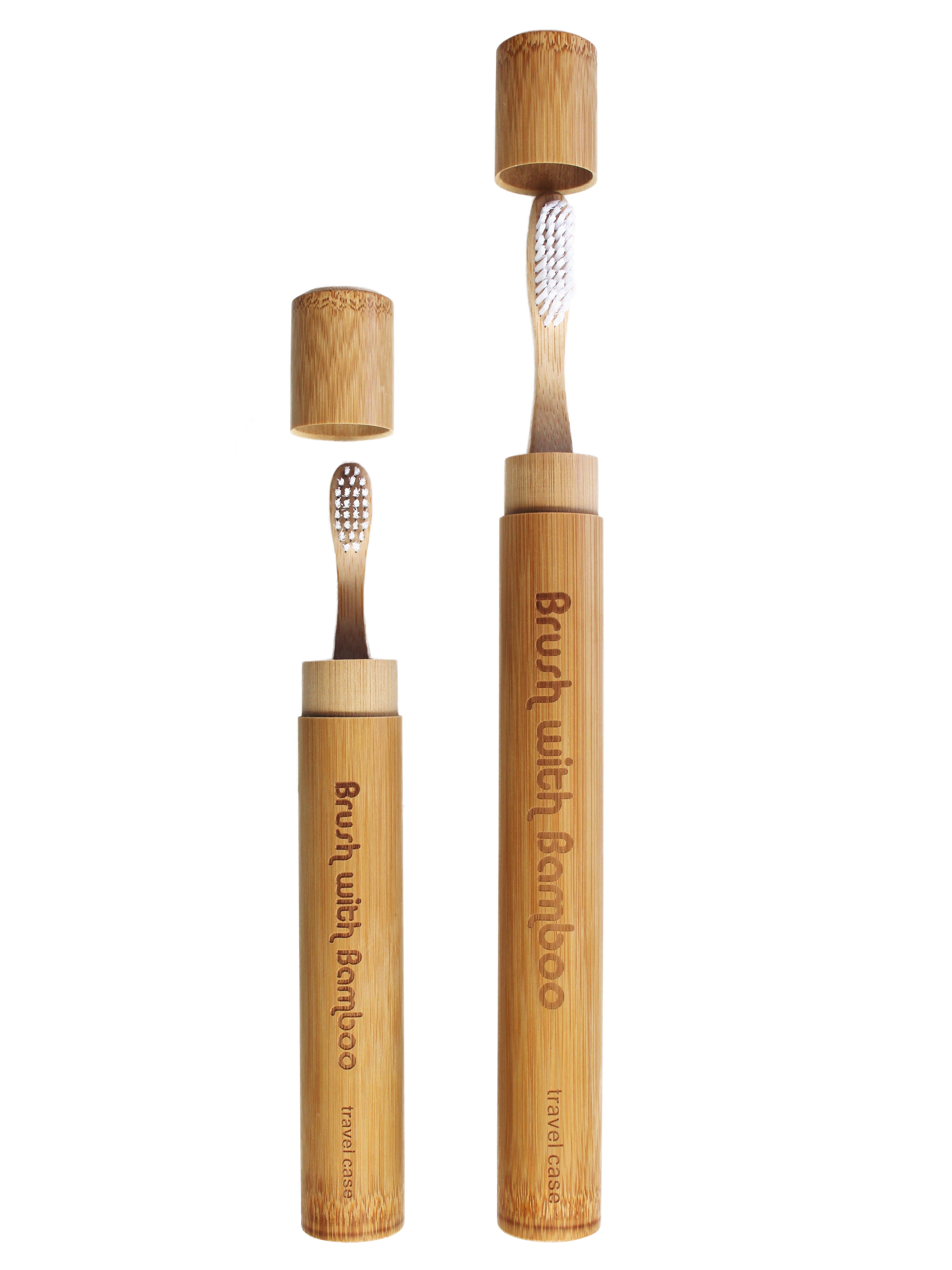 Bamboo Travel Case (Toothbrush Holder)