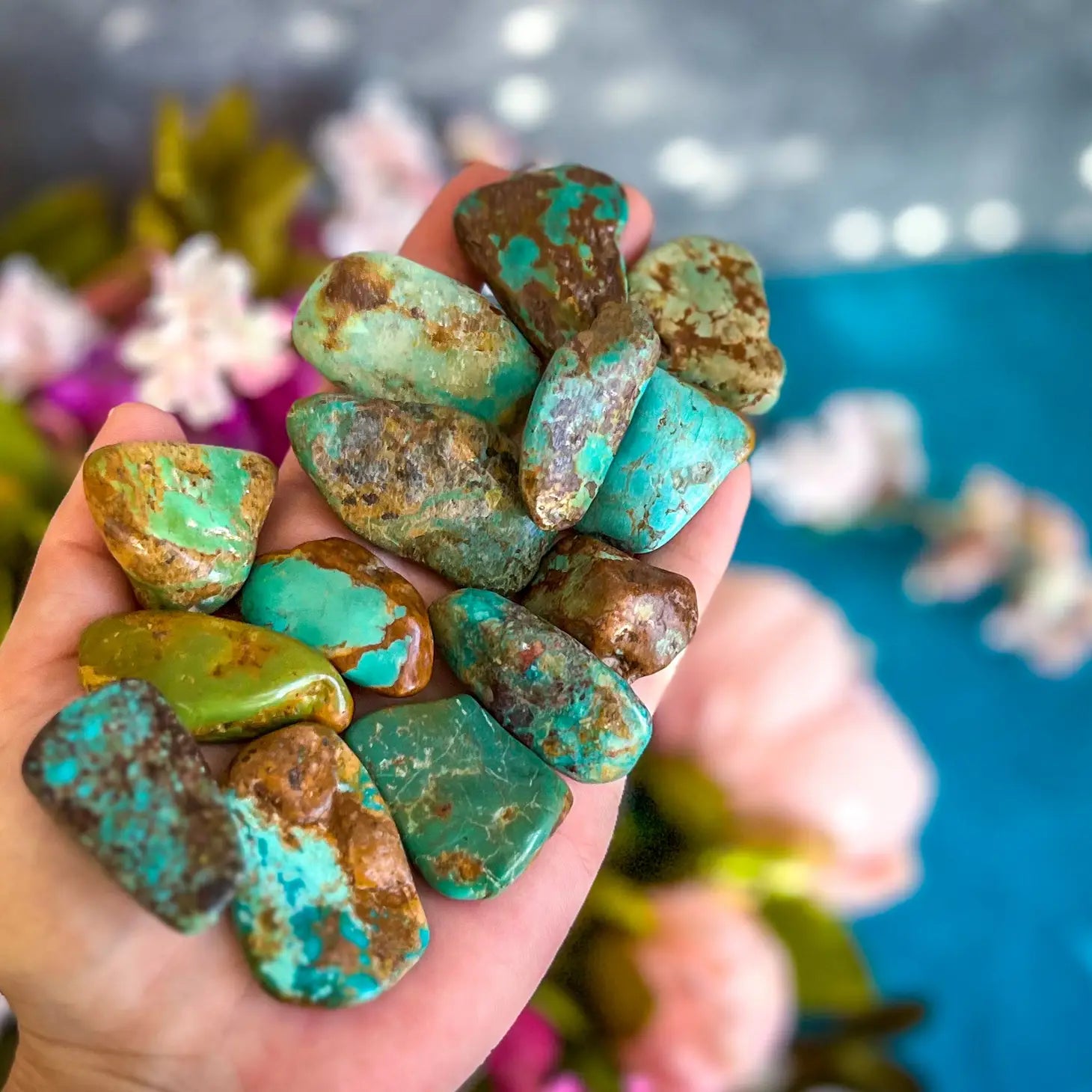 Turquoise tumbled outlet stone