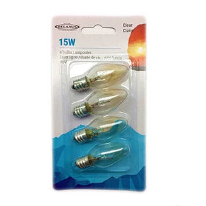 Salt Lamp Bulbs- 4 pack 15W