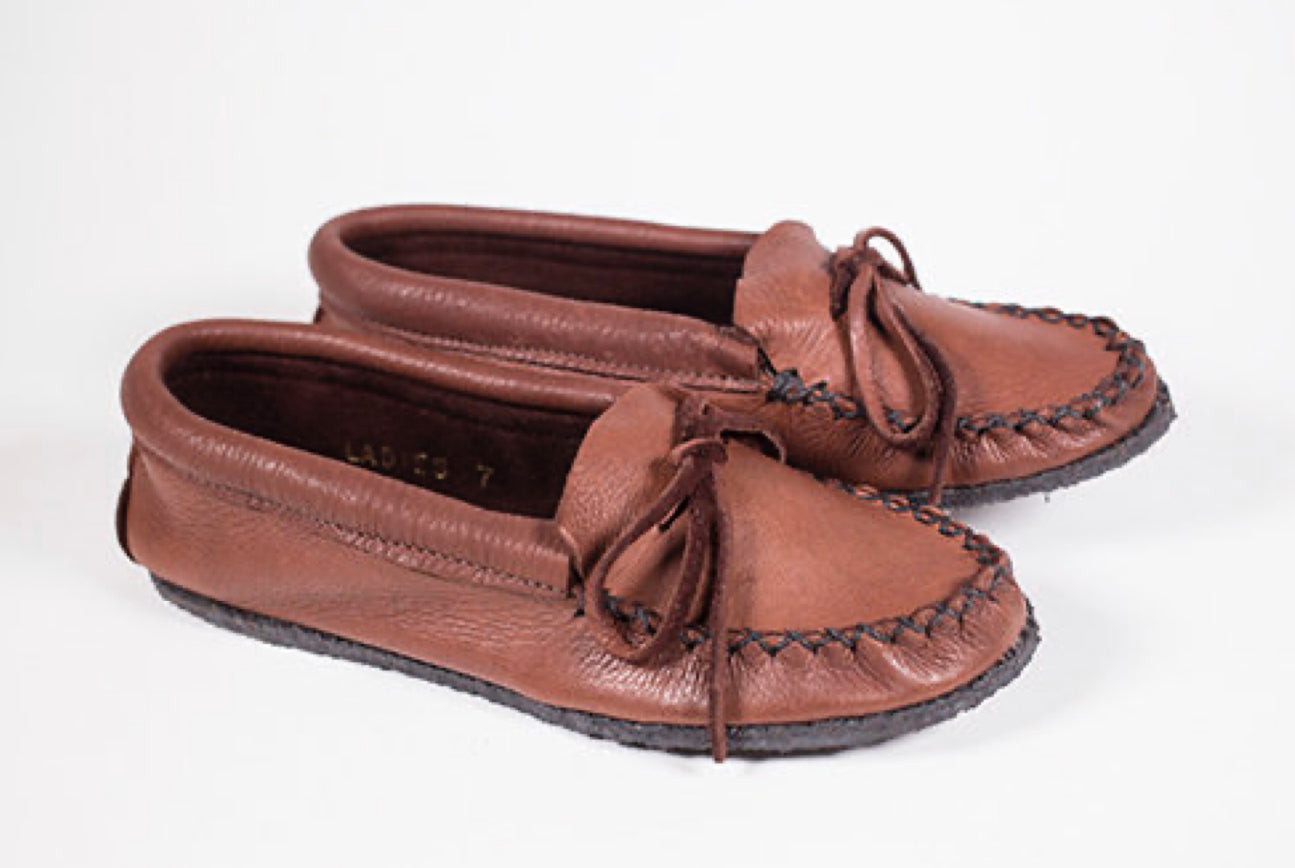 Deer deals skin moccasins