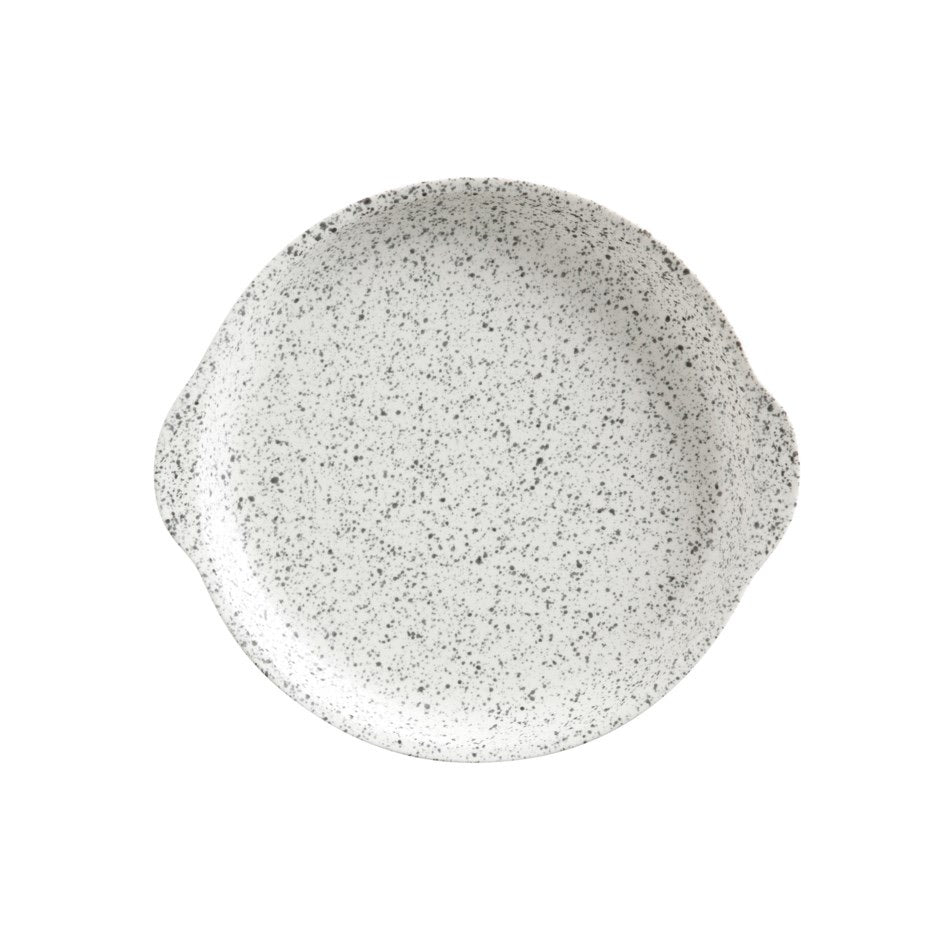 Medium Plate with handle ~ Speckle