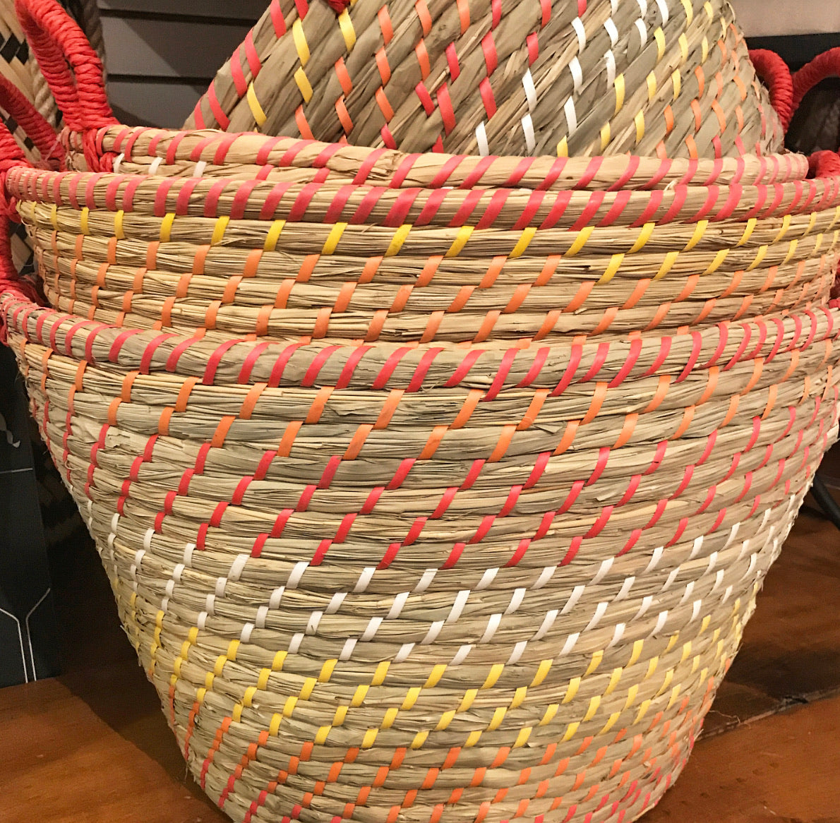 Sea grass Basket~ Sunshine (Various Sizes)