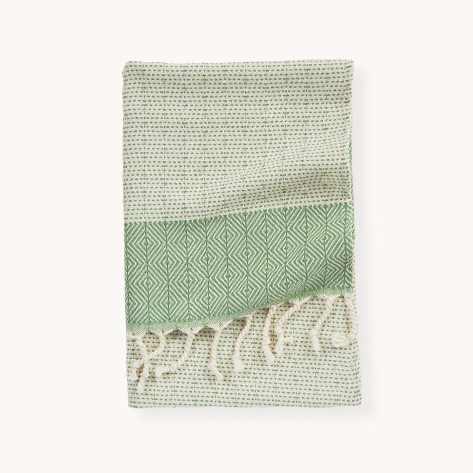Hand towel Lined Diamond- Two Colours